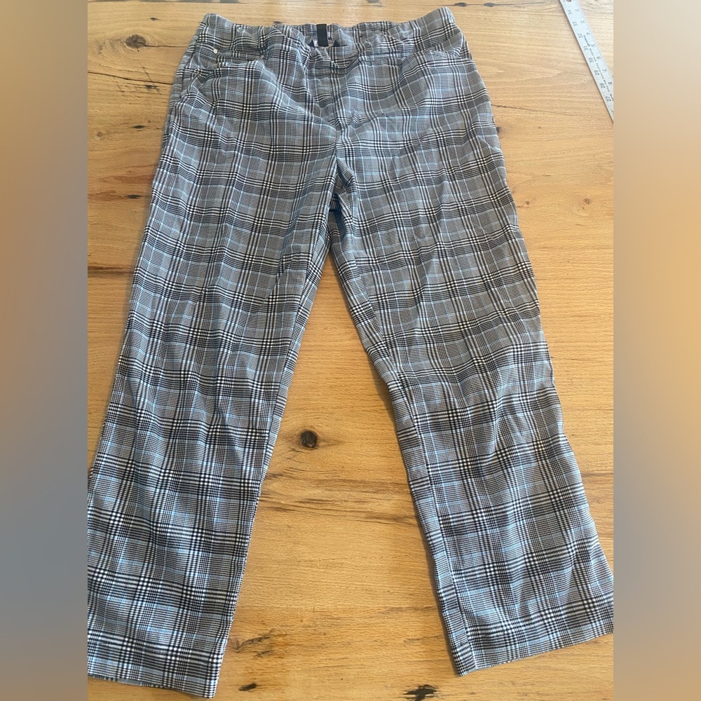 Jules & Leopold Black‎ and White Checkered Pants